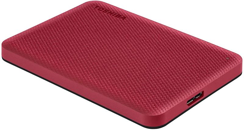Toshiba Canvio Advance disco duro externo 4 GB Rojo