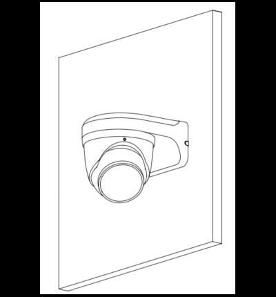 DAHUA DH-IPC-HDW3449H-AS-PV - Camara IP Domo TiOC de 4 Megapixeles/ WizSense/ Lente de 2.8 mm/ Angul