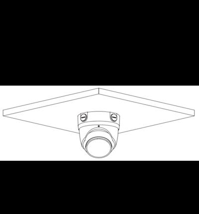 DAHUA DH-IPC-HDW3449H-AS-PV - Camara IP Domo TiOC de 4 Megapixeles/ WizSense/ Lente de 2.8 mm/ Angul