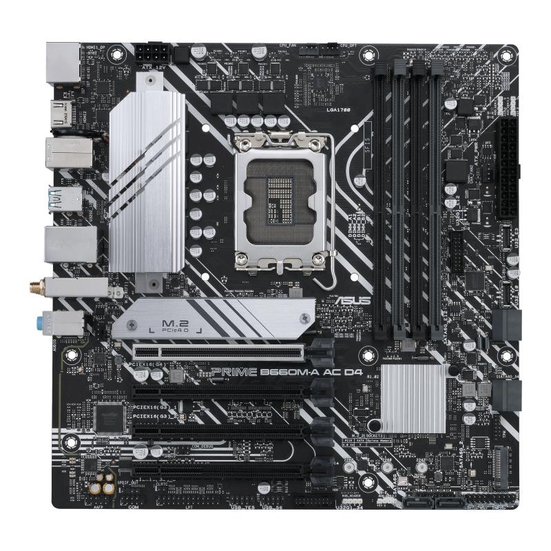 ASUS PRIME B660M-A AC D4 placa base Intel B660 LGA 1700 Micro ATX