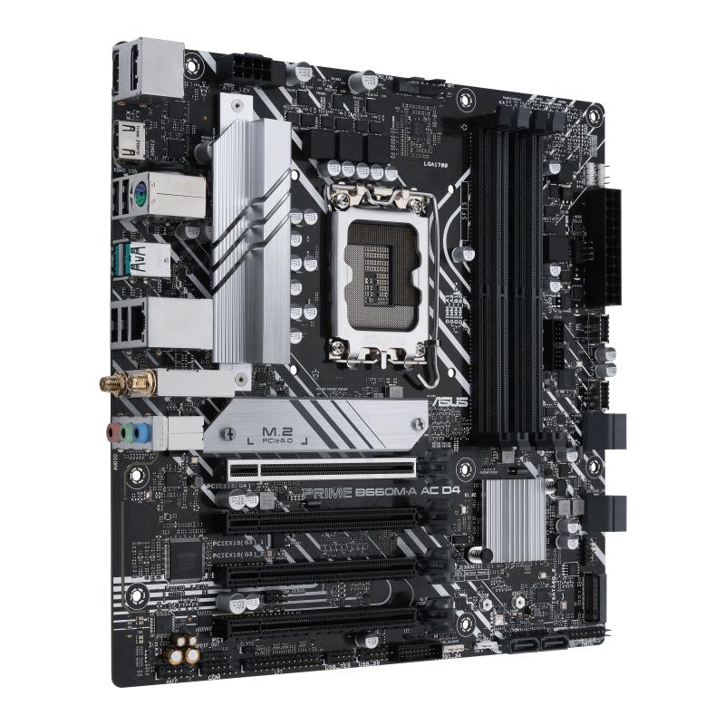 ASUS PRIME B660M-A AC D4 placa base Intel B660 LGA 1700 Micro ATX