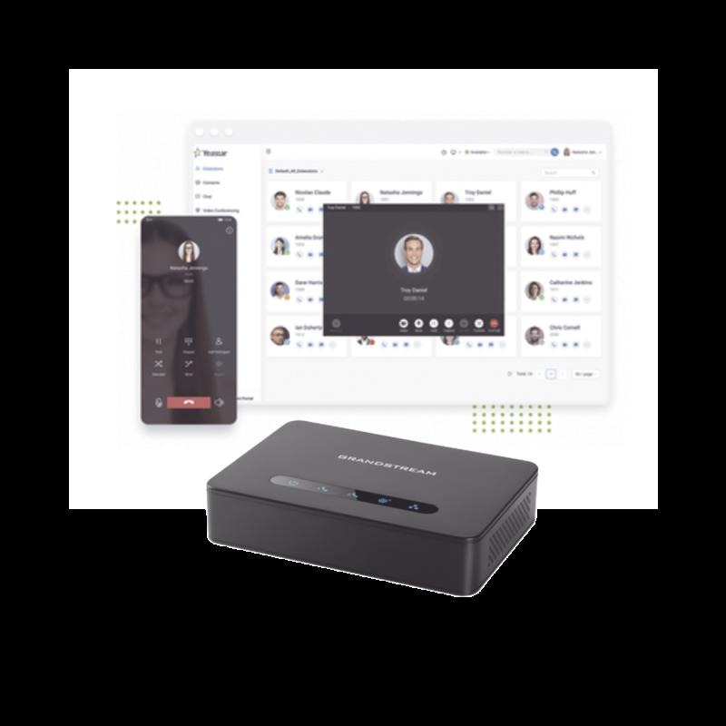 Conmutador Cloud Yeastar, 10 extensiones anuales, Gateway FXO para troncal analoga KITYEASTARCLOUD