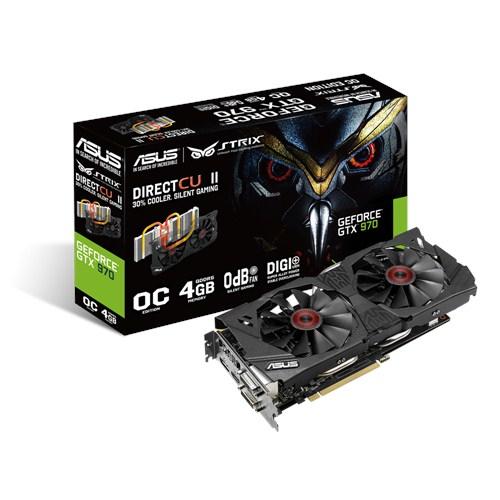 ASUS STRIX-GTX970-DC2OC-4GD5 NVIDIATexto GeForce GTX 970Texto 4GB tarjeta gráfica