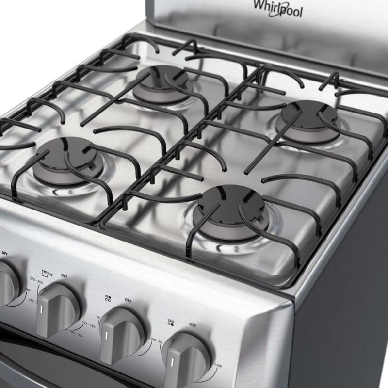 Whirlpool WWR3000S cocina Cocina independiente Gas Gris