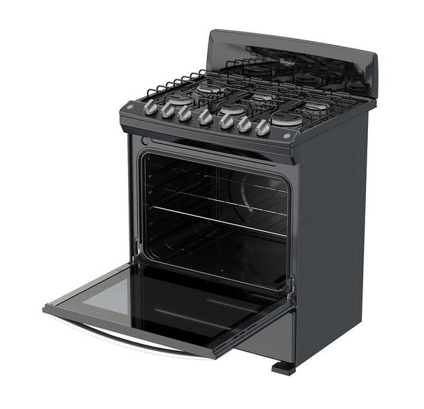 Whirlpool WFR3000B cocina Cocina independiente Gas Negro