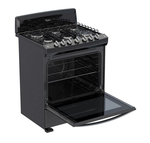 Whirlpool WFR3000B cocina Cocina independiente Gas Negro