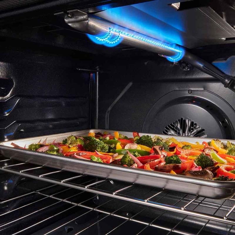 Whirlpool WFG535S0LZ cocina Cocina independiente Gas Acero inoxidable