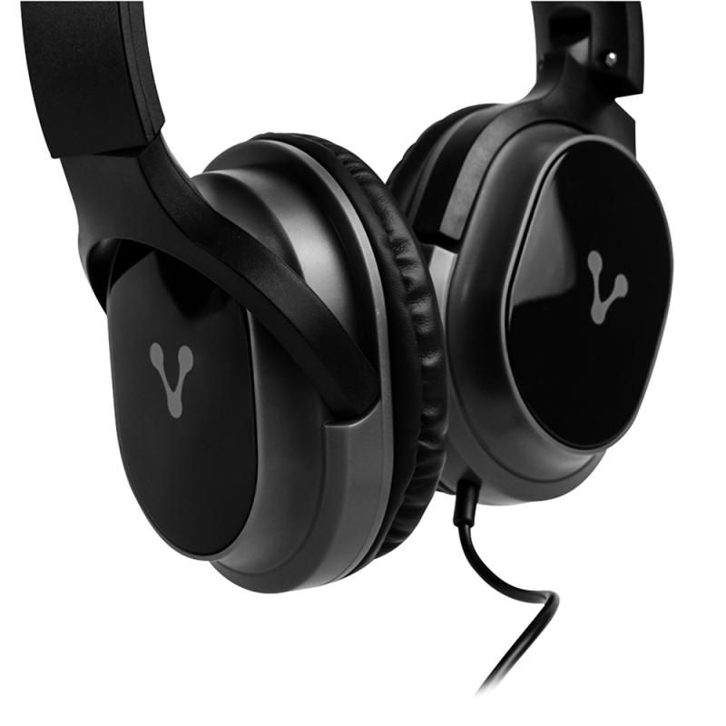 Vorago Diadema HP-301-BK - Negro Audífonos Alámbrico Llamadas/Música