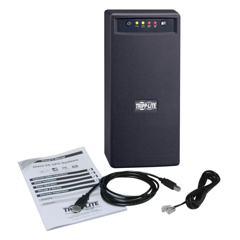 Tripp Lite OMNIVS1000 UPS OmniVS Interactivo de 120V, 1000VA y 500W, torre, puerto USB
