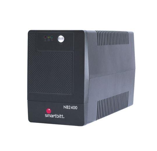 No Break SMARTBITT SBNB2400 - 2400 VA, 1200 W, Negro, Hogar y Oficina