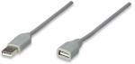 Manhattan 317238 cable USB 3 m USB A Gris