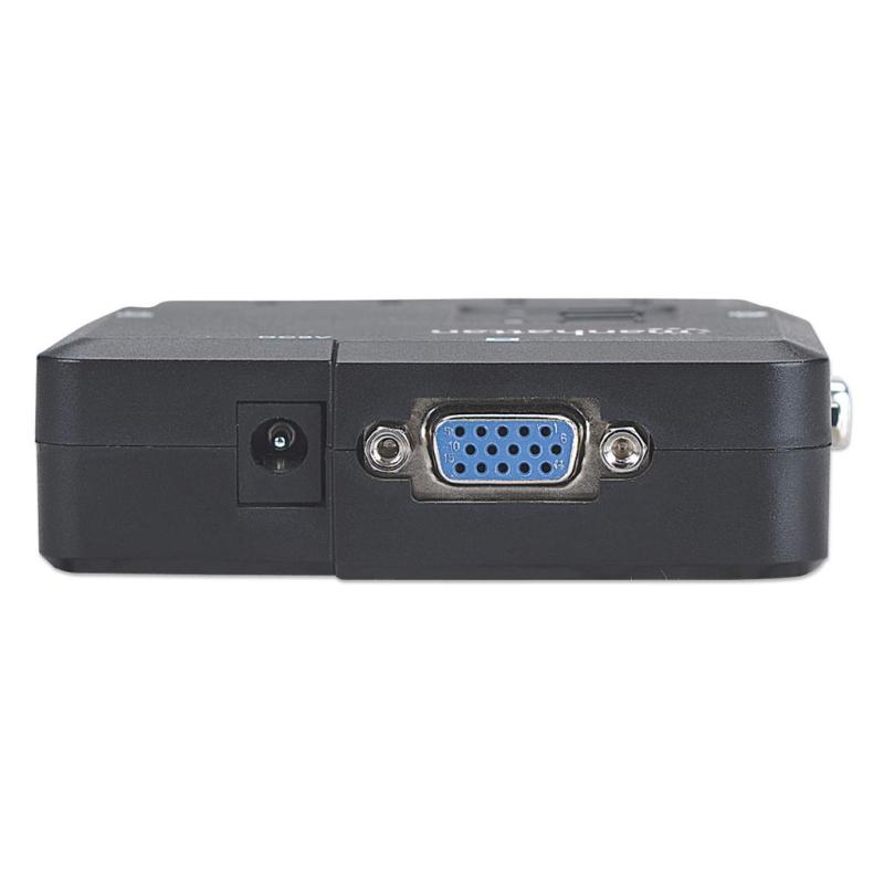 Manhattan Switch KVM Compacto de 2 Puertos