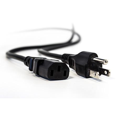 Vorago CAB-122 cable de alimentación Negro 1.5 m NEMA 5-15P