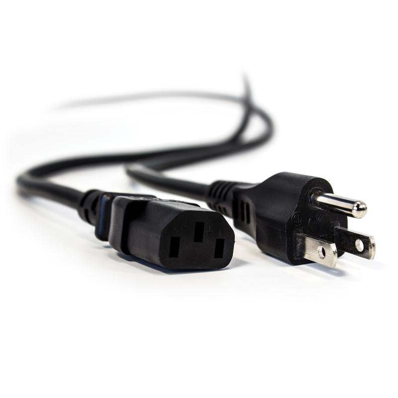 Vorago CAB-122 cable de alimentación Negro 1.5 m NEMA 5-15P