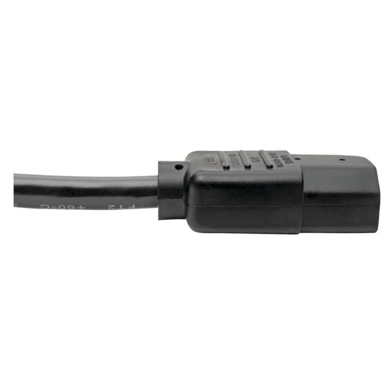Tripp Lite P004-002-13A Cable de Alimentación para PDU, C13 a C14 - 13A, 250V, 16 AWG, 61 cm [2 pie