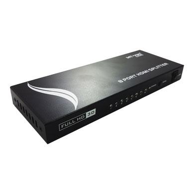 Video Splitter HDMI 8 Dispositivos  BROBOTIX 000108 - HDMI, Negro