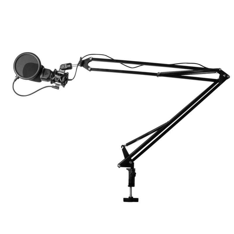 Game Factor MAG500 soporte para micrófonos Soporte de escritorio para micrófono