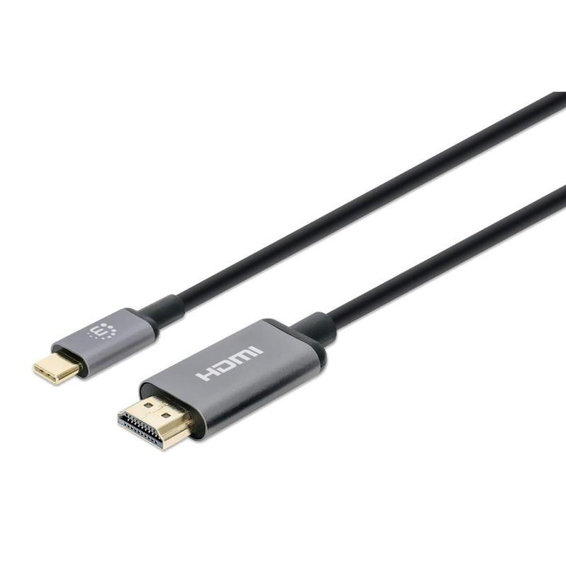 Manhattan MH USB-C to HDMI adapter cable, 2M 4K@60Hz