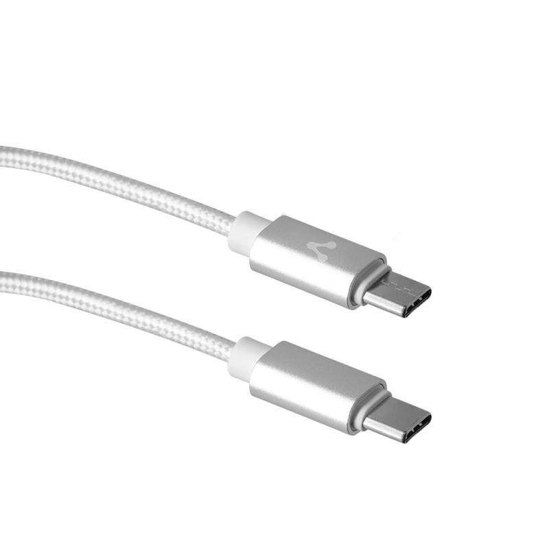 Vorago CAB-124-WH cable de alimentación Blanco 1 m USB C