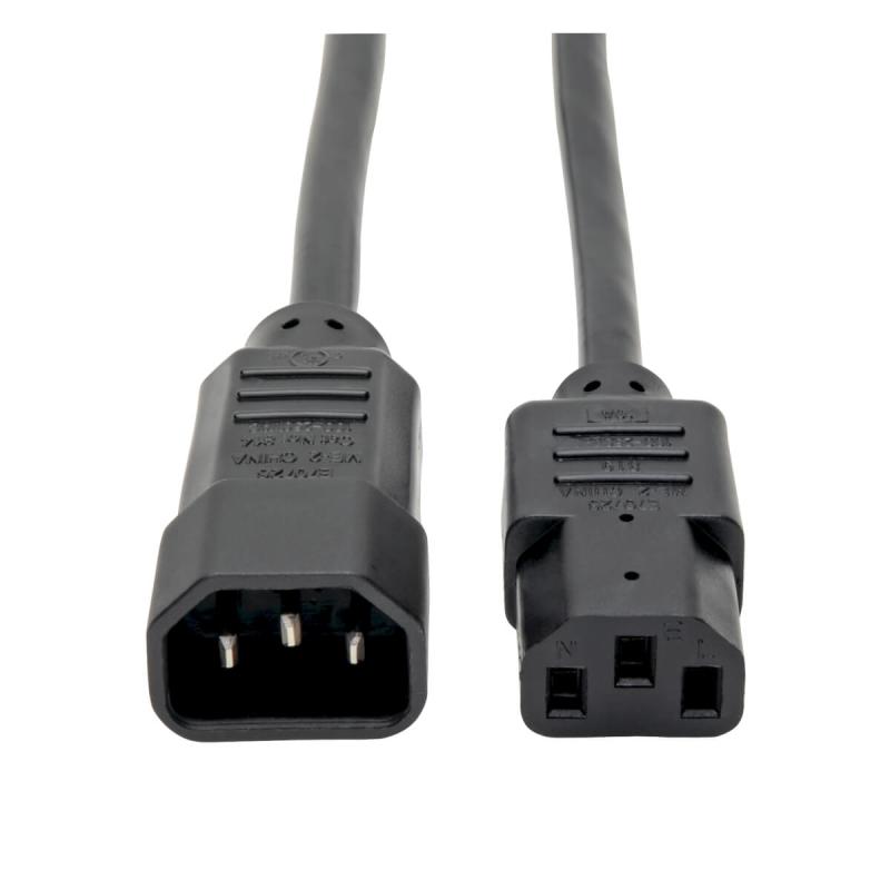 Tripp Lite P004-001 Cable de Alimentación para PDU, C13 a C14 - 10A, 250V, 18 AWG, 30.5 cm [1 pie],