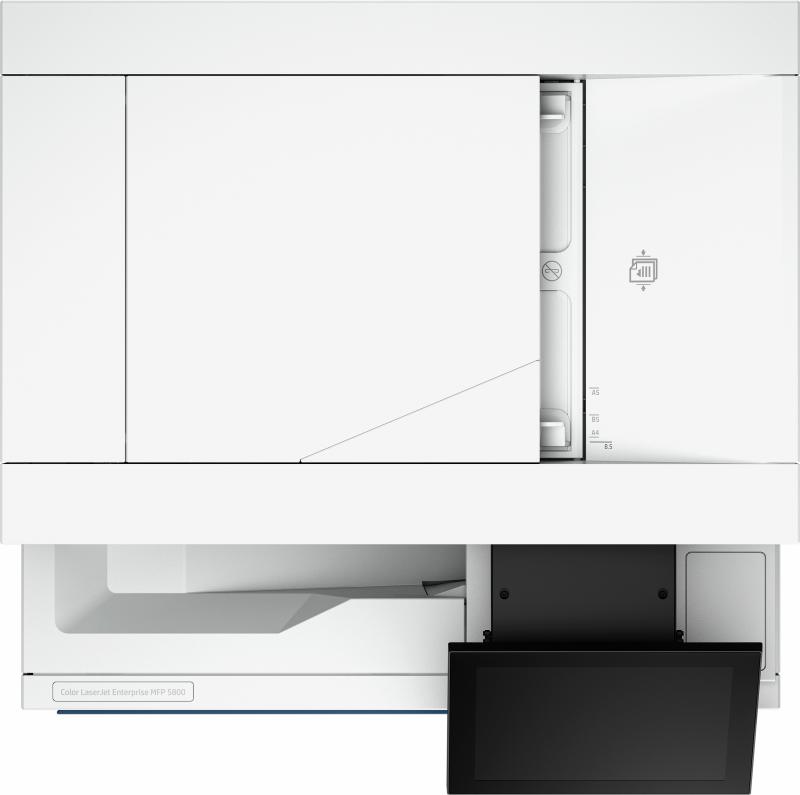 HP LaserJet Impresora Color Enterprise MFP 5800dn, Imprimir, copiar, escanear, fax (opcional), Alime