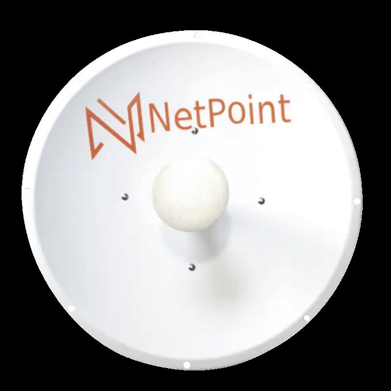 Antena Direccional / 3 ft / 5.9-7 GHz / Ganancia 32 dBi / SLANT de 45 ° y 90° / Incluye Jumpers co