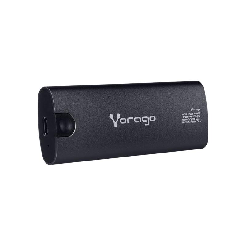 Vorago SDD-400 caja para disco duro externo Carcasa para SSD Negro M.2
