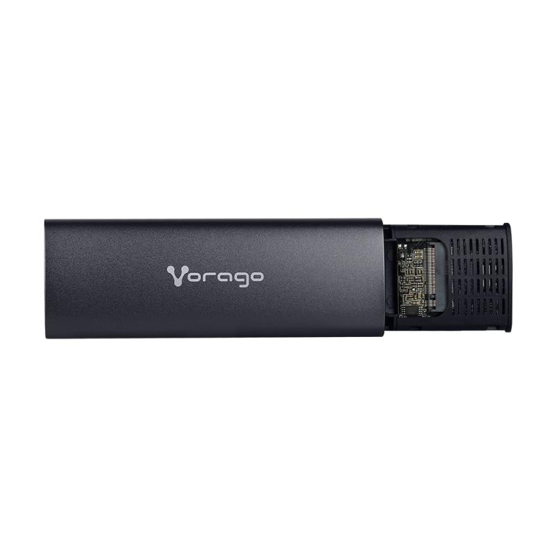 Vorago SDD-400 caja para disco duro externo Carcasa para SSD Negro M.2