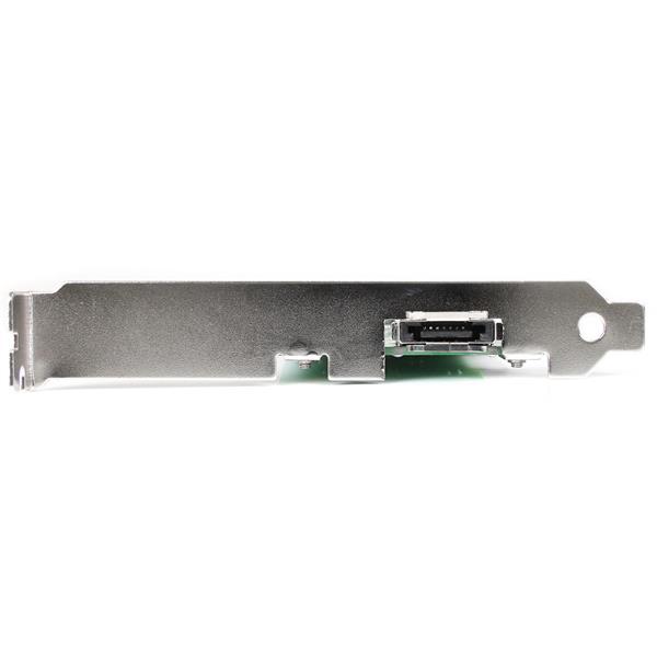 StarTech.com Tarjeta Adaptadora PCI 1 Puerto eSATA 1 Puerto SATA con Bracket de Perfil Bajo Low Prof