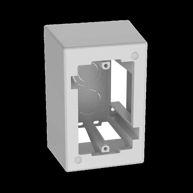 Caja de Pared Superficial de 1 Pieza, Uso Universal con Placas de Pared, Con Cinta Adhesiva, Color B