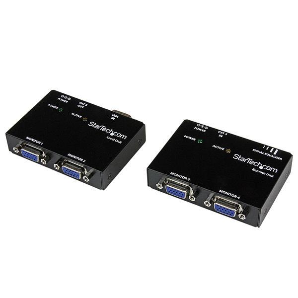 StarTech.com Kit Juego Extensor de Video VGA por Cable Cat5 UTP Ethernet de Red (Serie ST121)