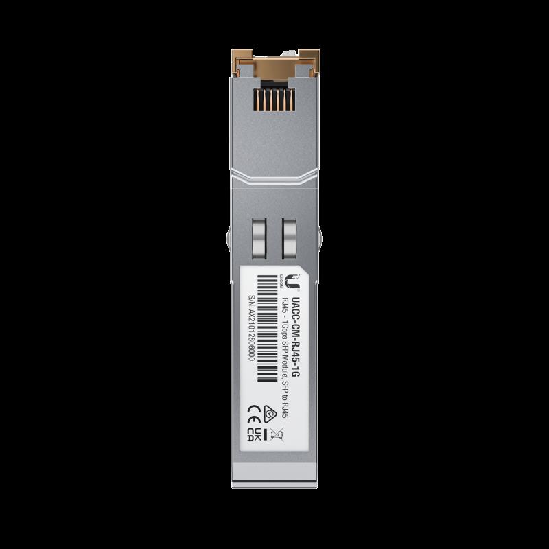 UFiber Módulo Ethernet RJ45 a SFP 10/100/1000 Mbps, distancia hasta 100 m UACC-CM-RJ45-1G