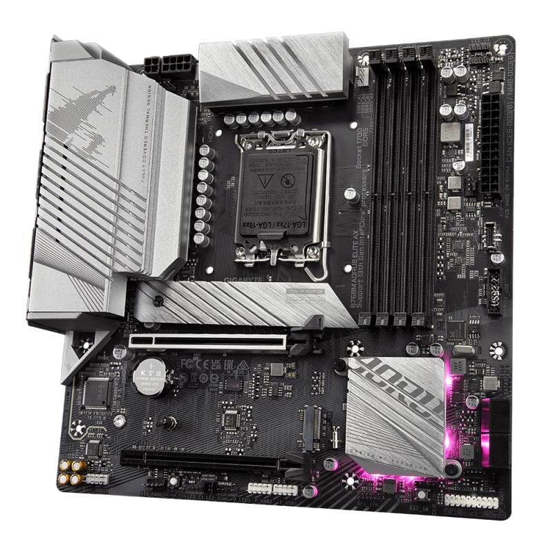 Gigabyte B760M AORUS ELITE AX placa base Intel B760 LGA 1700 Micro ATX