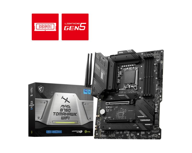 MSI MAG B760 TOMAHAWK WIFI placa base LGA 1700 ATX
