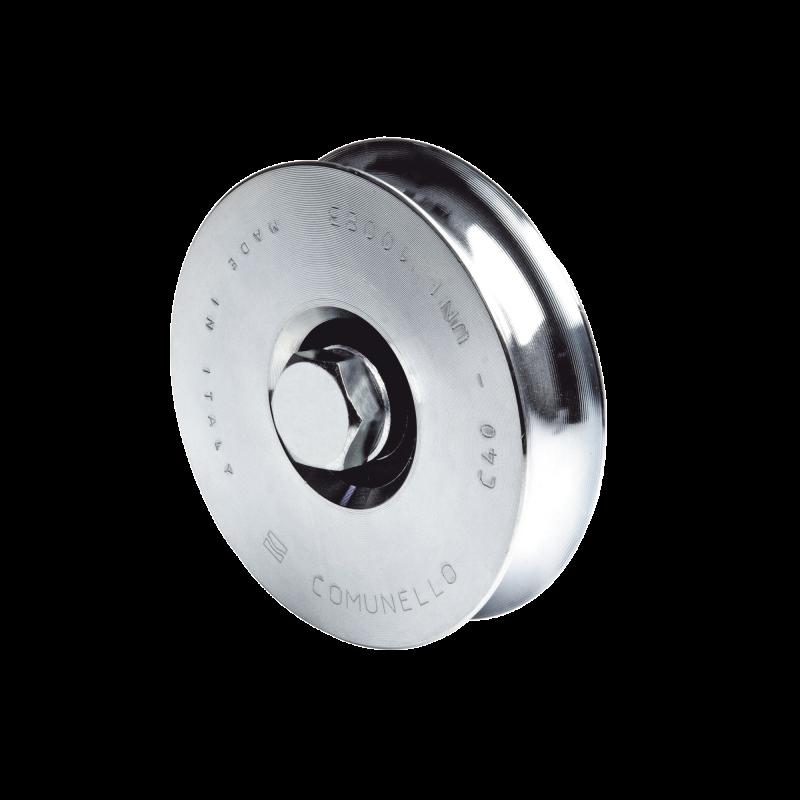 310 - Rueda de 8 cm SIN Soporte / Soporta hasta 200 kg / Canal Tipo \"U\" 1150-4525-001