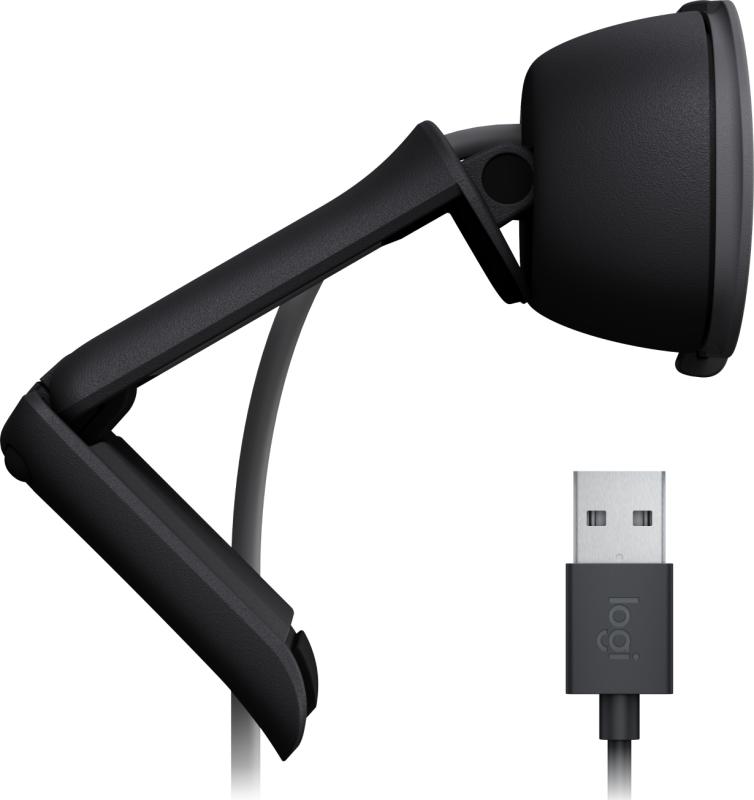 Logitech Brio 100 cámara web 2 MP 1920 x 1080 Pixeles USB Grafito