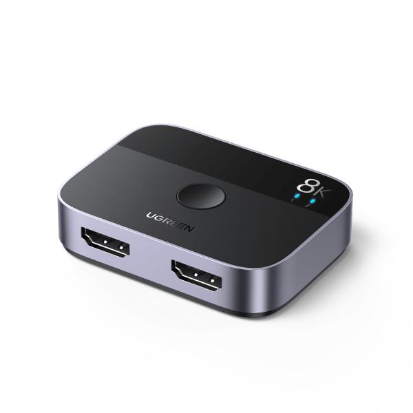 Ugreen 90385 nodo concentrador 48000 Mbit/s Negro, Plata