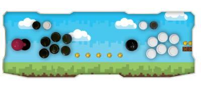 Consola Arcade NCA-6084 Dos Jugadores + 2 RC WIFI RAM 64GB Bocina 3W 12V Retroiluminado - Incluye Ju