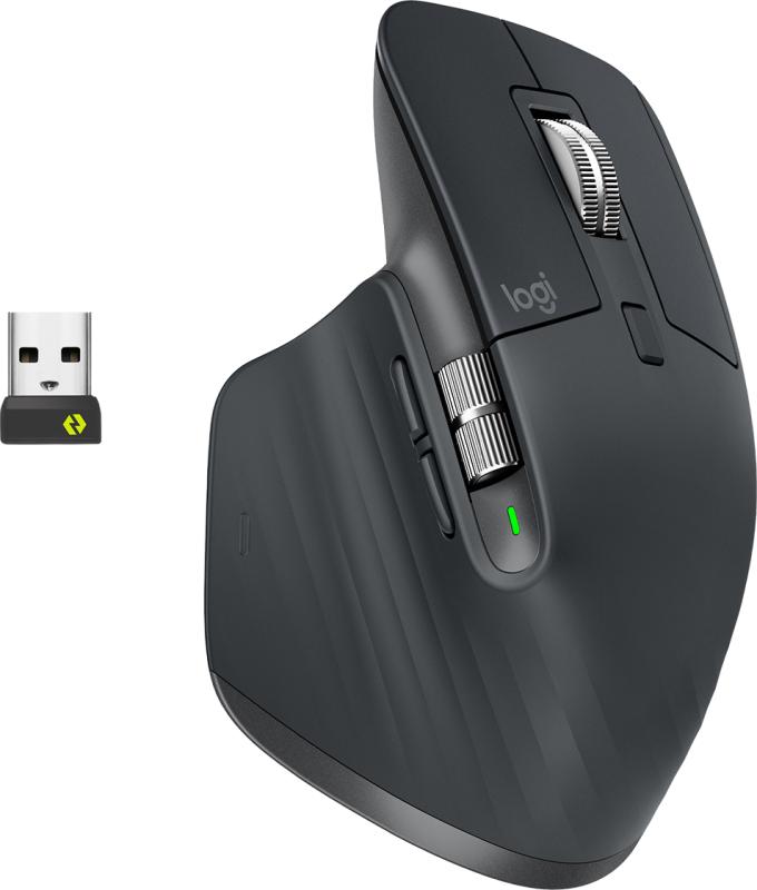 Logitech MX Master 3 for Business ratón Diestro RF inalámbrico + bluetooth Laser 4000 DPI