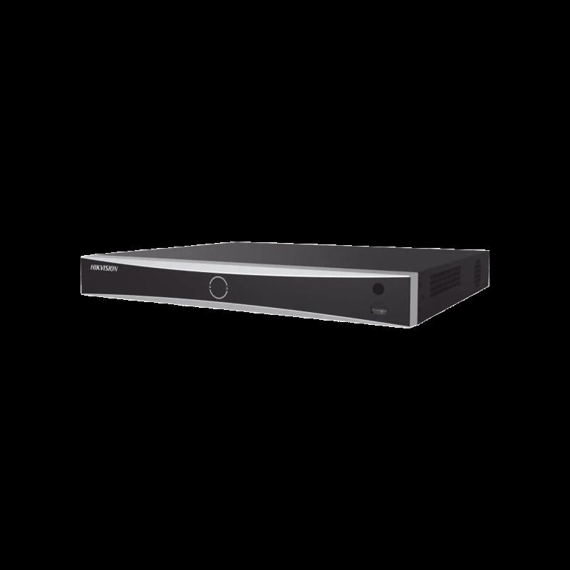 NVR 32 Megapixel (8K) / Reconocimiento Facial (Base de Datos) / 8 Canales IP / 8 Puertos PoE+ / 2 Ba