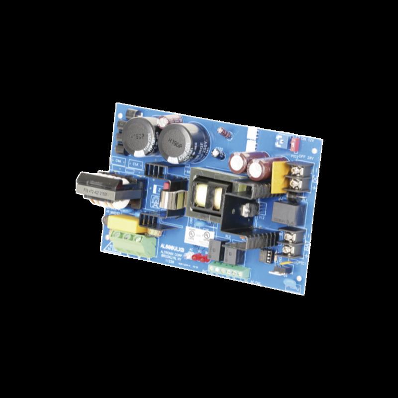 Fuente de alimentación / Tipo tarjeta /  salida única/  12/24 Vcc / 6 A / Entrada 115 Vca AL-600-U