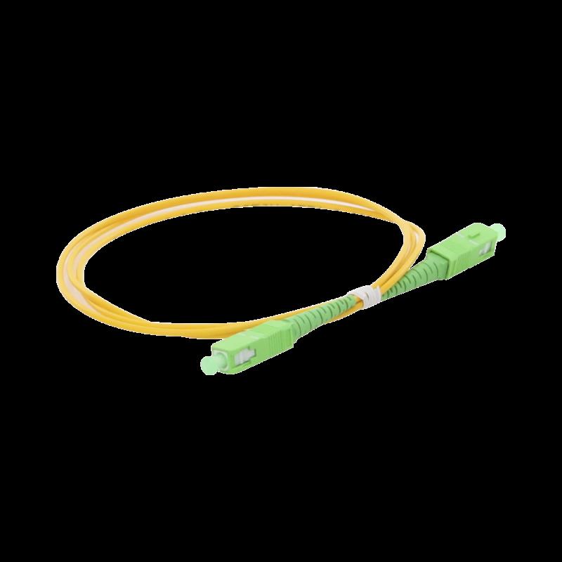 Jumper de Fibra Óptica Monomodo SC/APC-SC/APC Simplex de 1 metro, 2mm LPSM2SCASCAS1