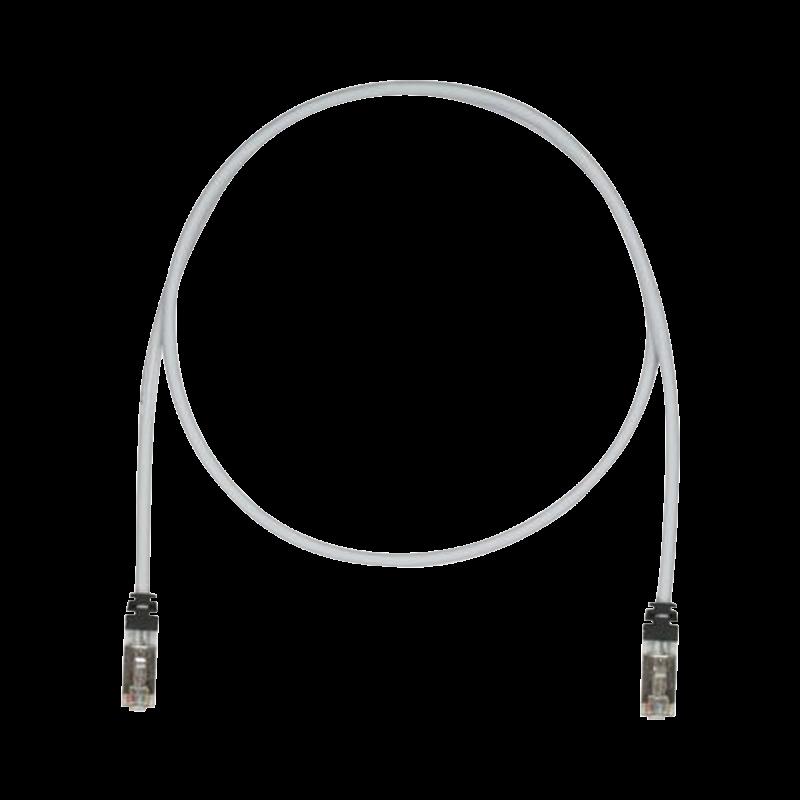 Patch Cord Cat6A, Blindado S/FTP, CM/LS0H, 1 m, Color Gris STP6X1MIG
