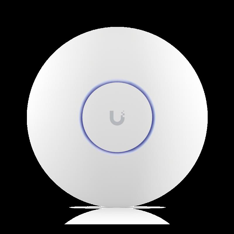 Punto de Acceso UniFi WiFi 6E Enterprise, alta densidad, hasta 600 usuarios, Mu-MIMO 4x4, bandas 2.4