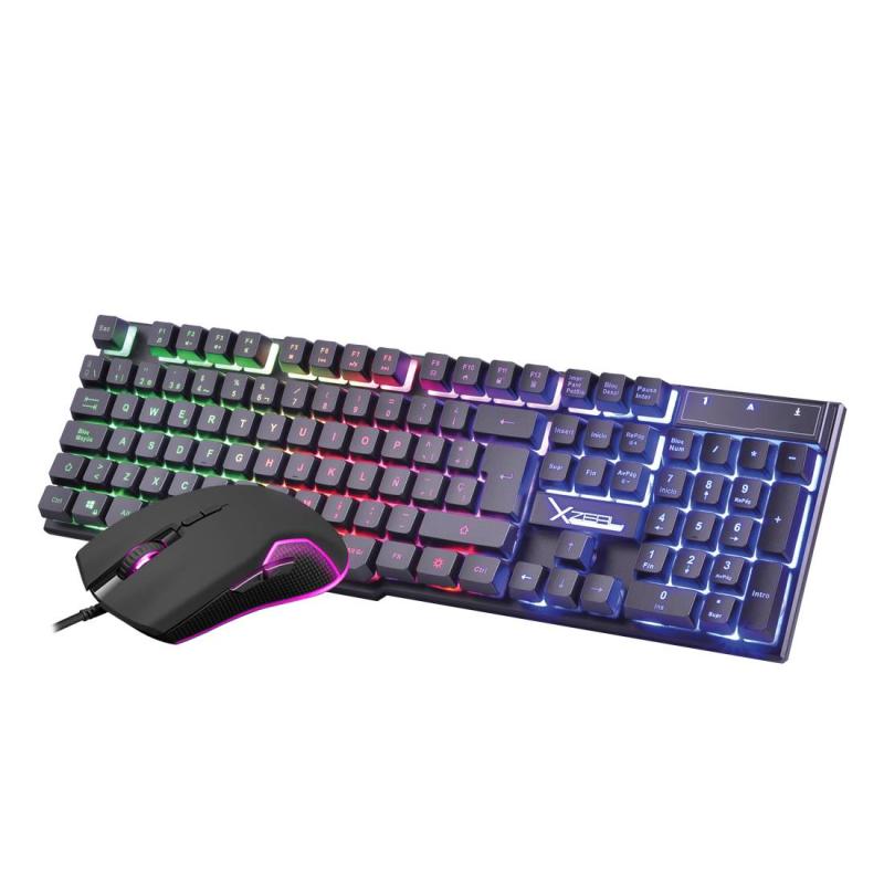 Kit TECLADO Y MOUSE GAMER XST201. XZKTALRW1B - 