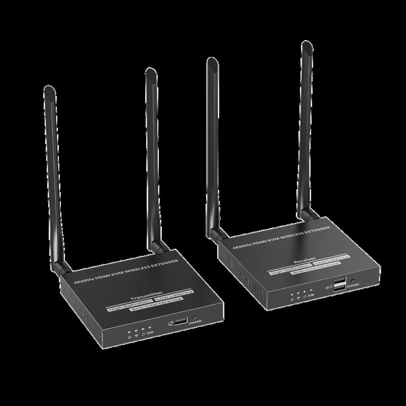 Kit Extensor Inalámbrico | 4K@60Hz | Transmisión hasta 50m | Transferencia IR | Emparejamiento SSI