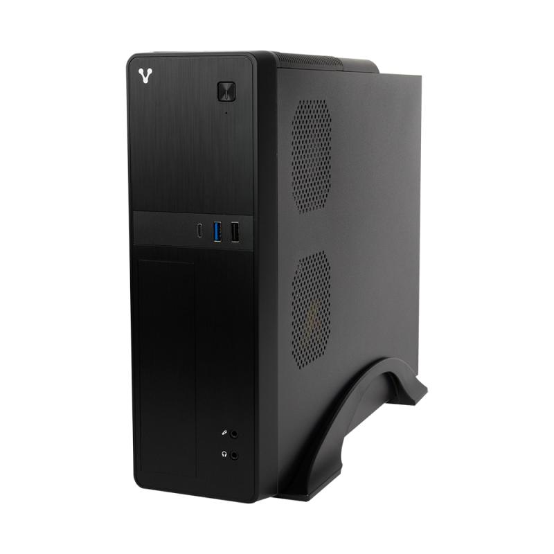 Vorago Slimbay 5 Intel® Core™ i3 i3-10100 8 GB DDR4-SDRAM 240 GB SSD Midi Tower PC Negro