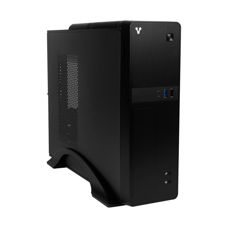 Vorago Slimbay 5 Intel® Core™ i3 i3-10100 8 GB DDR4-SDRAM 240 GB SSD Midi Tower PC Negro