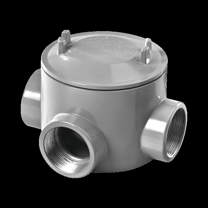 Caja con Tapa Tipo GRT de 1\" (25 mm)/ Caja a Prueba de Explosión / Para Áreas Peligrosas / Libre 