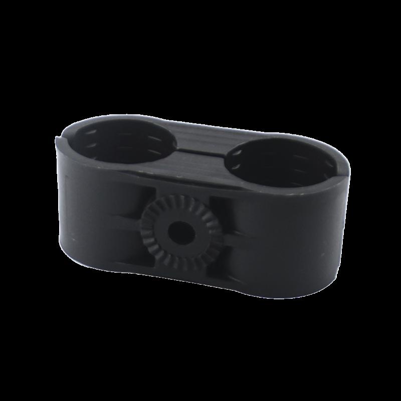 Paquete de 10 Sujetadores Plasticos Para Cable Coaxial de  1- 1/4\" CB-114